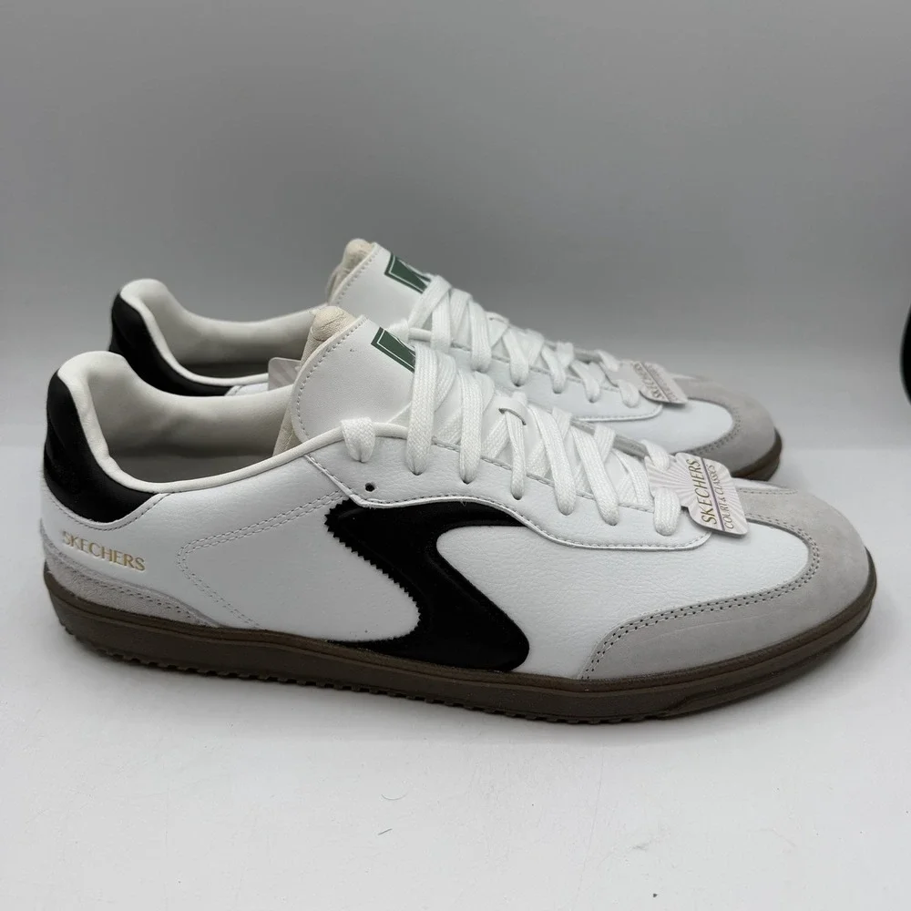 Skechers‎ Hotshot Kickoff Shoes Mens Size 10.5 White Causal Lace Up Sneakers NWT